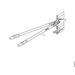 Stihl PB20 ágvágó ollóhoz vágókés szett